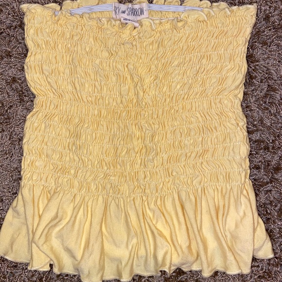 Tilly's Tops - Yellow Tilly’s Women Tube Top